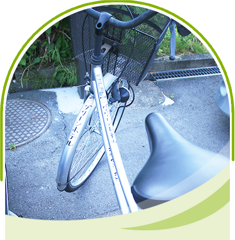 無料駐輪場・レンタルサイクル