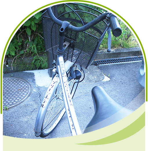 無料駐輪場・レンタルサイクル